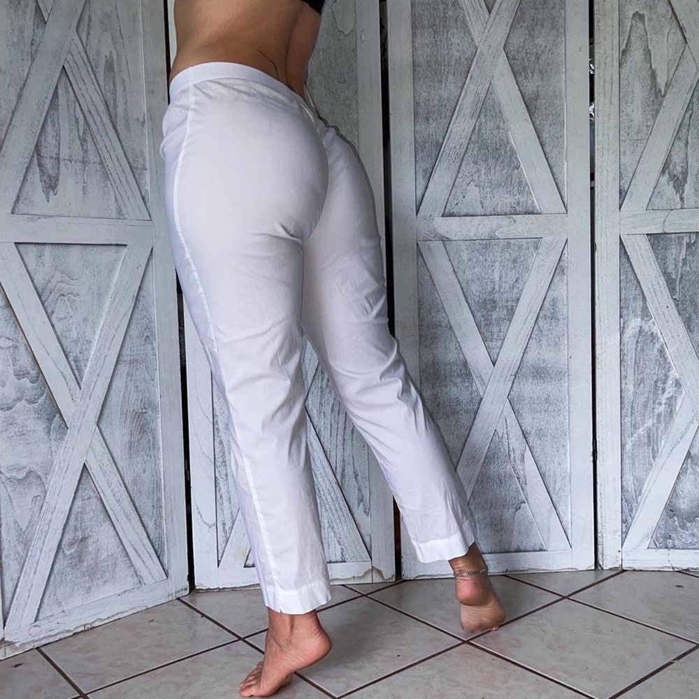 italian designer liviana conti | S women’s white casual trousers